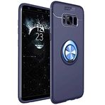 Spia Samsung Galaxy S8 Plus Kılıf Lacivert-Mavi Draco Yüzüklü Silikon Orijinal Esnek İnce Geliştirilmiş Dayanıklı Darbe Karşıtı Koruyucu Yeni Nesil Tasarım (Samsung Galaxy S8 Plus, Lacivert-Mavi)