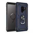 Spia Samsung Galaxy S9 Kılıf Mavi Panther Yüzüklü Silikon Orijinal Esnek İnce Geliştirilmiş Dayanıklı Darbe Karşıtı Koruyucu Yeni Nesil Tasarım (Samsung Galaxy S9, Mavi)