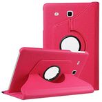 Spia Samsung Galaxy Tab A7 10.4 T500 2020 Tablet Kılıf Koyu Pembe Dönebilen Standlı Kılıf Kapak Orijinal Esnek Dayanıklı Darbe Karşıtı Koruyucu Yeni Nesil Tasarım (Samsung Galaxy Tab A7 10.4 T500 2020, Koyu Pembe)