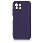 Spia Xiaomi Mi 11 Lite ile Uyumlu Kılıf Lacivert Yui Silikon Kapak (Xiaomi Mi 11 Lite ile Uyumlu, Lacivert)