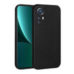 Spia Xiaomi Mi 12 Lite ile Uyumlu Kılıf Siyah Yui Silikon Kapak (Xiaomi Mi 12 Lite ile Uyumlu, Siyah)