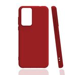 Spia Xiaomi Mi 12T ile Uyumlu Kılıf Kırmızı Yui Silikon Kapak (Xiaomi Mi 12T ile Uyumlu, Kırmızı)