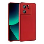 Spia Xiaomi Mi 13T ile Uyumlu Kılıf Kırmızı Yui Silikon Kapak (Xiaomi Mi 13T ile Uyumlu, Kırmızı)