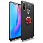 Spia Xiaomi Mi 8 SE ile uyumlu Kılıf Siyah-Kırmızı Draco Yüzüklü Silikon Orijinal Esnek İnce Geliştirilmiş Dayanıklı Darbe Karşıtı Koruyucu Yeni Nesil Tasarım (Xiaomi Mi 8 SE, Siyah-Kırmızı)