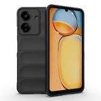 Spia Xiaomi Poco C65 ile Uyumlu Kılıf Siyah Kinet Silikon Kapak (Xiaomi Poco C65 ile Uyumlu, Siyah)