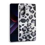 Spia Xiaomi Poco X7 Pro ile Uyumlu Kılıf Gri Leopar Desenli Mep Kapak (Xiaomi Poco X7 Pro ile Uyumlu, Gri Leopar)