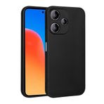 Spia Xiaomi Redmi 12 5G ile Uyumlu Kılıf Siyah Yui Silikon Kapak (Xiaomi Redmi 12 5G ile Uyumlu, Siyah)