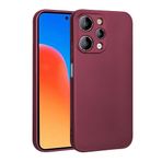 Spia Xiaomi Redmi 12 ile Uyumlu Kılıf Mürdüm Yui Silikon Kapak (Xiaomi Redmi 12 ile Uyumlu, Mürdüm)