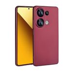Spia Xiaomi Redmi Note 13 4G ile Uyumlu Kılıf Mürdüm Yui Silikon Kapak (Xiaomi Redmi Note 13 4G ile Uyumlu, Mürdüm)