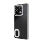 Spia Xiaomi Redmi Note 13 Pro 4G ile Uyumlu Kılıf Gümüş Disk Kapak Kamera Korumalı (Xiaomi Redmi Note 13 Pro 4G ile Uyumlu, Gümüş)