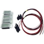 Spibicyy 5GG947409 Golf Mk6 Mk7 Jetta Mk5 Mk6 Tiguan Passat B7 B6 Için Kablo Demeti ile Araba LED Ayak Boşluğu Aydınlatma Basamak Lambaları (Yurt Dışından)