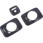 Spibicyy Araba Orta Sıra Çatı Hava Çıkış Çerçevesi Dekoratif Aksesuarları Toyota Alphard 2016-2019 Için Karbon Fiber Desen (Yurt Dışından) - Siyah