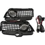 Spibicyy Araba Tampon LED Sis Işık Lambası Izgara Kapağı Korumak Vw Mk3 Golf Jetta 1992 1993 1994 1995 1996 1997 1998 (Yurt Dışından) - Siyah