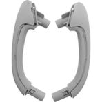 Spibicyy Mercedes Benz Için W203 C Sınıfı C230 C240 C280 C350 C320 03-07 Ön Sol ve Sağ Iç Kapı Çekme Kolları Gri (Yurt Dışından) - Siyah