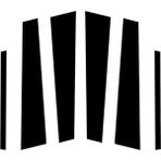 Spibicyy Pencere Ayağı Vinil Yapışkan Honda Accord Sedan 2013-2017 Için Uyumlu Araba Kaplama Dekoratif Sticker Aksesuarları (Yurt Dışından) - Siyah