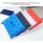 Spibicyy Taşınabilir SSD Pssd Sleeve Skin Sabit Disk Sabit Sürücü Koruyucu Kapak Düşmeye Karşı Silikon Kılıf Samsung T7 SSD Için, Mavi (Yurt Dışından) - Siyah