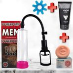 Spicyx Bold Magic Penis Pompası + Ring Halkası + Oral Başlık + Viagel