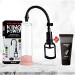 Spicyx Dream Pump Siyah Penis Pompası, Vajina Başlık +Viagel 50ML