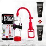 Spicyx Dream Pump Titreşimli Kırmızı Penis Pompası +2 Adet Viagel 50ML