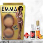 Spicyx Emma 3 Işlevli Titreşimli Realistik Şişme Bebek Manken Kadın + Dr