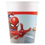 Spider-Man Crime Fighter Desenli Karton Bardak 8’li 200 ml