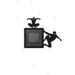 Spider Man Figürlü Çocuk Odası Tekli Priz Çerçevesi Dekorasyonu