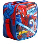 Spider Man Lisanslı erkek çocuk ilkokul çantası ortaokul erkek çocuk okul çantası termal beslenme çantası - Mavi