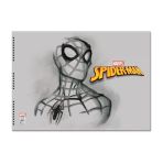 Spiderman 35X50cm 15 Yaprak Spiralli Resim Defteri 110 Gram (4 Lü Paket)