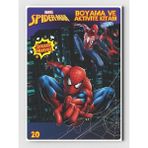 Spiderman Boyama Kitabı (20 Tam Sayfa), Maske Hediyeli (+1 Sayfa Sticker)