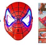 Spiderman Büyük Set Işıklı Örümcek Adam Işıklı Maske Ağ Atan Eldiven