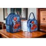 Spiderman Ilkokul Çantası ve Beslenme Trıo Stand Tall W2 - İlkokul - Mavi - 40cm