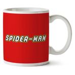 Spiderman LEGO Logo Red Tee Iki Tarafı Baskılı Kupa Bardak