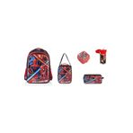 Spiderman Okul Çantası, 5 Parça Set, Çok Renkli