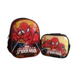 Spiderman Okul Çantası Beslenme Çantası 2’li Set