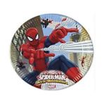 Spiderman Örümcek Adam 16 Kişilik Doğum Günü Tabak Bardak Seti Renkli Ebatlar ile Eğlenceli Parti - Bordo
