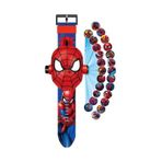 Spiderman Örümcek Adam Projeksiyonlu Saat 24 Farklı Karakteri