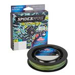 SpiderWire Ultracast Braid Vanish Florokarbon Çift Makara, 4,5 kg Aqua Camo Örgü, 9 kg Şeffaf Floro Liderli