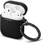 Spigen 074CS27030 Apple AirPods 2/1 Nesil Uyumlu Urban Fit Black Kılıf