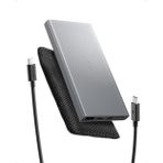 Spigen 10000 mAh Slim Alüminyum Kasa 22,5W USB-C + USB-A Giriş / Çıkış Hızlı Şarj 3 Portlu Powerbank / 1 Metre Type-C Ha