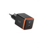 Spigen 30W USB-C Ultra Mini Hızlı Şarj Aleti PPS Desteği/Isı Düşürücü GaN Destekli Akım Korumalı Güç Adaptörü iPhone, Android, iPad, MacBook Type-C Black- ACH08448