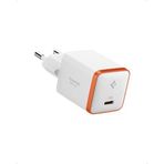 Spigen 30W USB-C Ultra Mini Hızlı Şarj Aleti PPS Desteği/Isı Düşürücü GaN Destekli Akım Korumalı Güç Adaptörü iPhone, Android, iPad, MacBook Type-C White - ACH08449