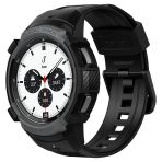 Spigen ACS03833 Rugged Armor Black Samsung Galaxy Watch 4 Classic 42 mm ile Uyumlu Akıllı Saat Kılıfı