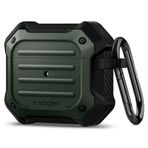 Spigen AirPods (3. nesil) Kılıf Tough Armor Military Grade Military Green - ASD01988