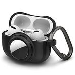 Spigen AirPods Pro (1.nesil) / AirTag ile uyumlu Kılıf Tag Armor Duo Black - ACS03167