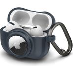 Spigen Apple AirPods Pro (1.nesil) / AirTag ile Uyumlu Kılıf Tag Armor Duo Metal Slate - ACS04390