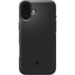Spigen Apple iPhone 16 Plus ile Uyumlu Kılıf Core Armor Hava Kanalı Teknolojisi™ Askeri Sınıf Koruma Matte Black Dokulu Yüzey Kapak - ACS08090