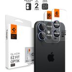 Spigen Apple iPhone 17 / 16 Plus / 16 ile Uyumlu Kamera Lens Camı Koruyucu Kolay Kurulum GLAS.tR EZ Fit Optik Pro (2 Adet) Blue - AGL10129 - Mavi
