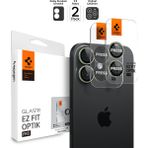 Spigen Apple iPhone 17 / 16 Plus / 16 ile Uyumlu Kamera Lens Camı Koruyucu Kolay Kurulum GLAS.tR EZ Fit Optik Pro (2 Adet) Green - AGL10128 - Yeşil