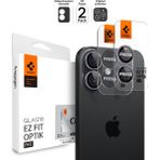 Spigen Apple iPhone 17 / 16 Plus / 16 ile Uyumlu Kamera Lens Camı Koruyucu Kolay Kurulum GLAS.tR EZ Fit Optik Pro (2 Adet) Purple - AGL10127 - Mor