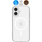Spigen Apple iPhone 17 ile Uyumlu ince MagSafe Kılıf Liquid Crystal Sararmaya Dayanıklı DuraClear™ Hava Kanalı Teknolojisi™ Askeri Sınıf Koruma MagFit Clear White Şeffaf Kapak - ACS10397